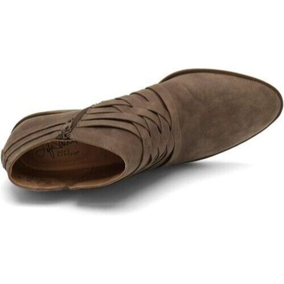 Lifestride Arden Prairie Faux Suede Traveler Ankle Booties Women's Ash Size 7.5M - Picture 5 of 7